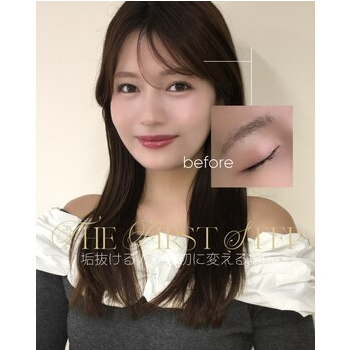 垢抜けたいなら、まず眉から。神宮前店が考える「顔の印象と眉」の関係の眉毛デザイン写真