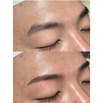 メンズ眉WAXで理想の眉に整えよう！の眉毛デザイン写真