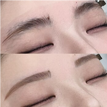 お客様にぴったりの眉毛デザインを提案しますの眉毛デザイン写真