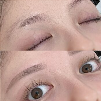 お客様に合わせたデザイン提案 - &a EYEBROW SALON 表参道店の眉毛デザイン写真