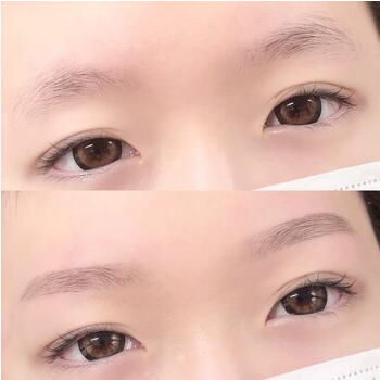 平行眉にしたいけれど似合うか不安…新宿三丁目店の「似合わせデザイン」とはの眉毛デザイン写真